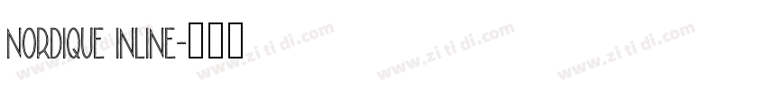 Nordique inline字体转换